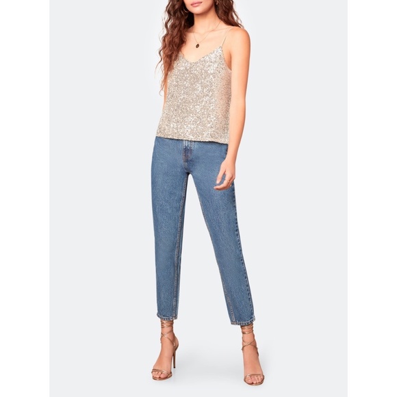 NWT Sequin Sleeveless Camisole Tank | Medium | Gilli | - Picture 4 of 4